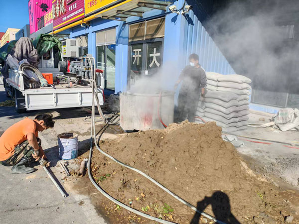 喀左顶管注浆加固